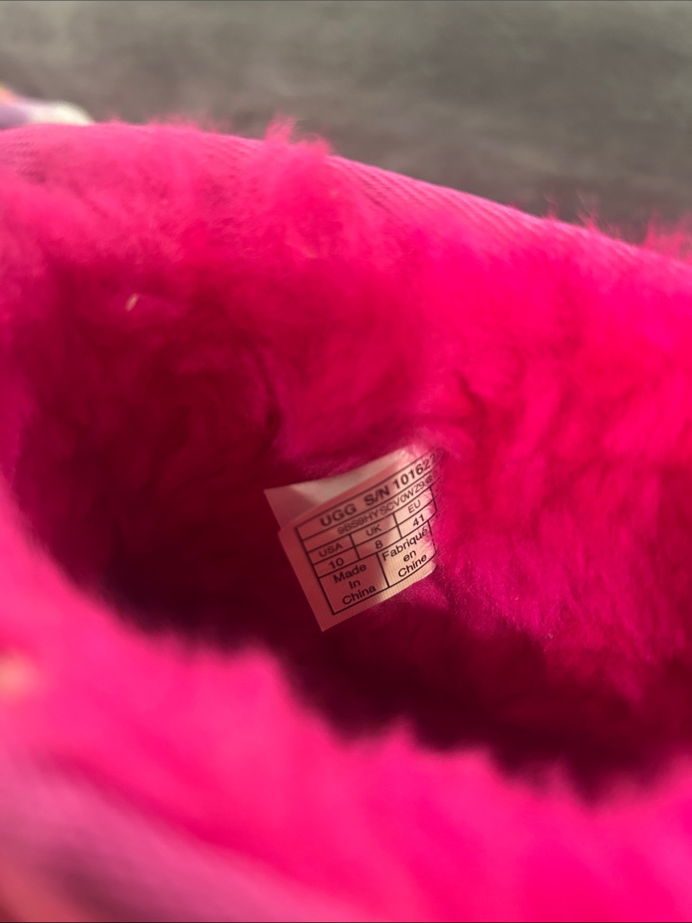 UGG Pink Short Suede Boots - Picture 3 of 4